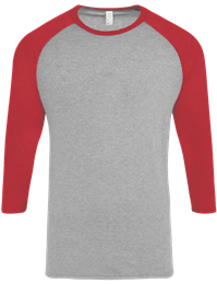 3/4 Sleeve Baseball Tee