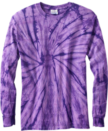 Spider Long Sleeve Tie Dye Tee